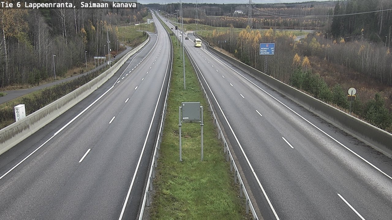 Kelikamerat Kuva Tie 6 Lappeenranta, Saimaan kanava, Lappeenranta, Etelä-Karjala