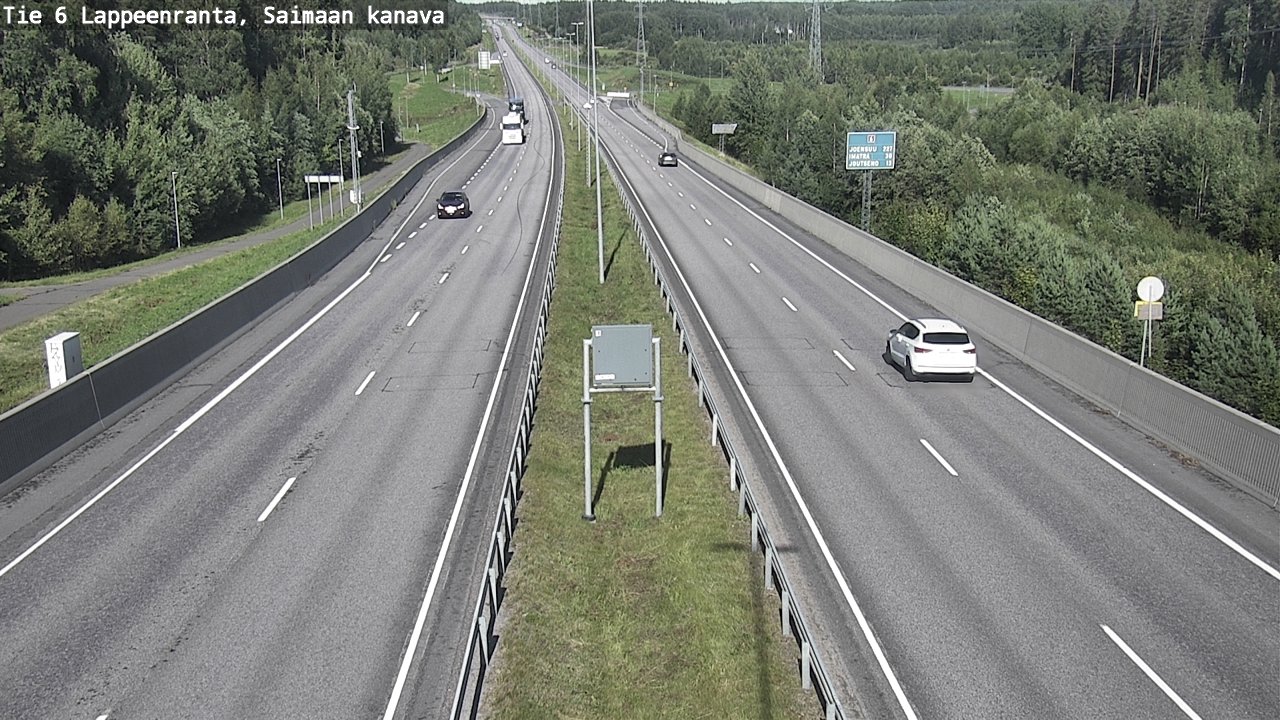 Kelikamerat Kuva Tie 6 Lappeenranta, Saimaan kanava, Lappeenranta, Etelä-Karjala