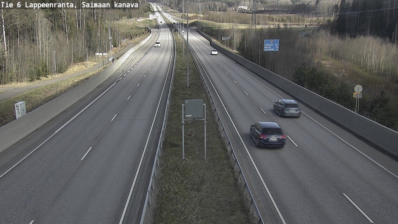 Weather Camera Image Road 6 Lappeenranta, Saimaa channel, Lappeenranta, Etelä-Karjala