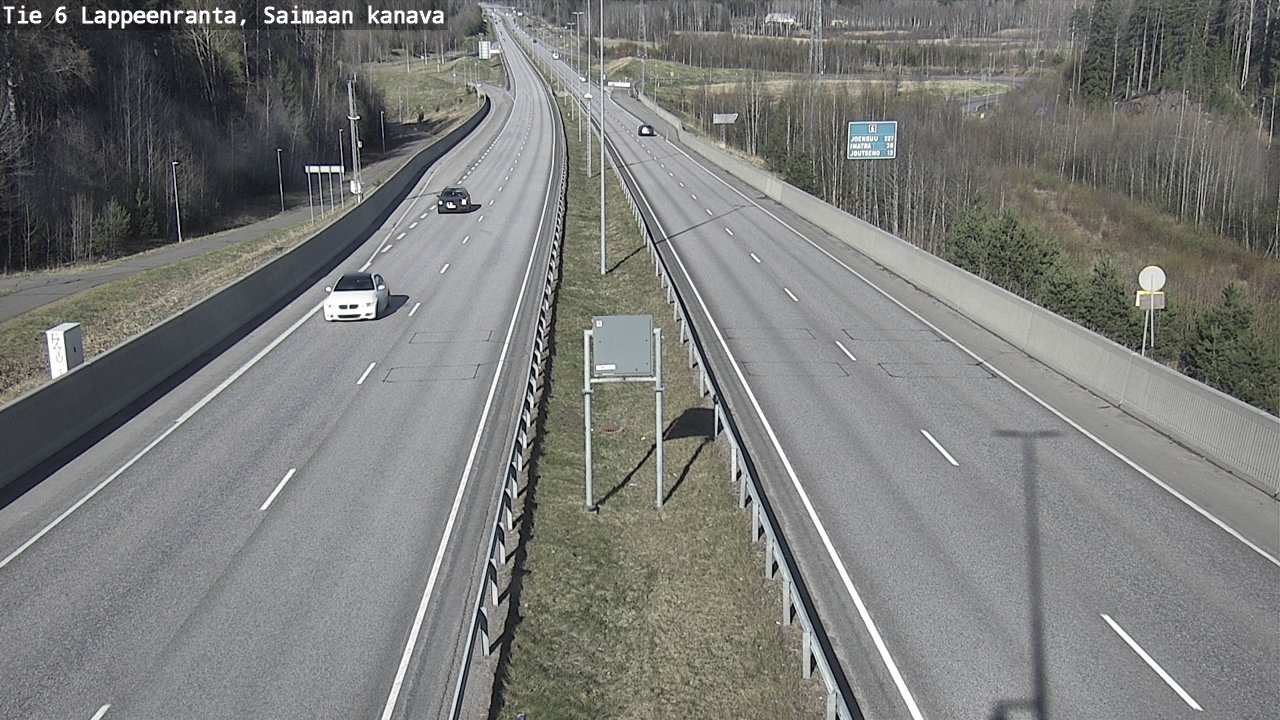 Weather Camera Image Road 6 Lappeenranta, Saimaa channel, Lappeenranta, Etelä-Karjala