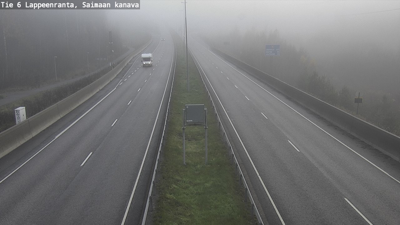 Kelikamerat Kuva Tie 6 Lappeenranta, Saimaan kanava, Lappeenranta, Etelä-Karjala