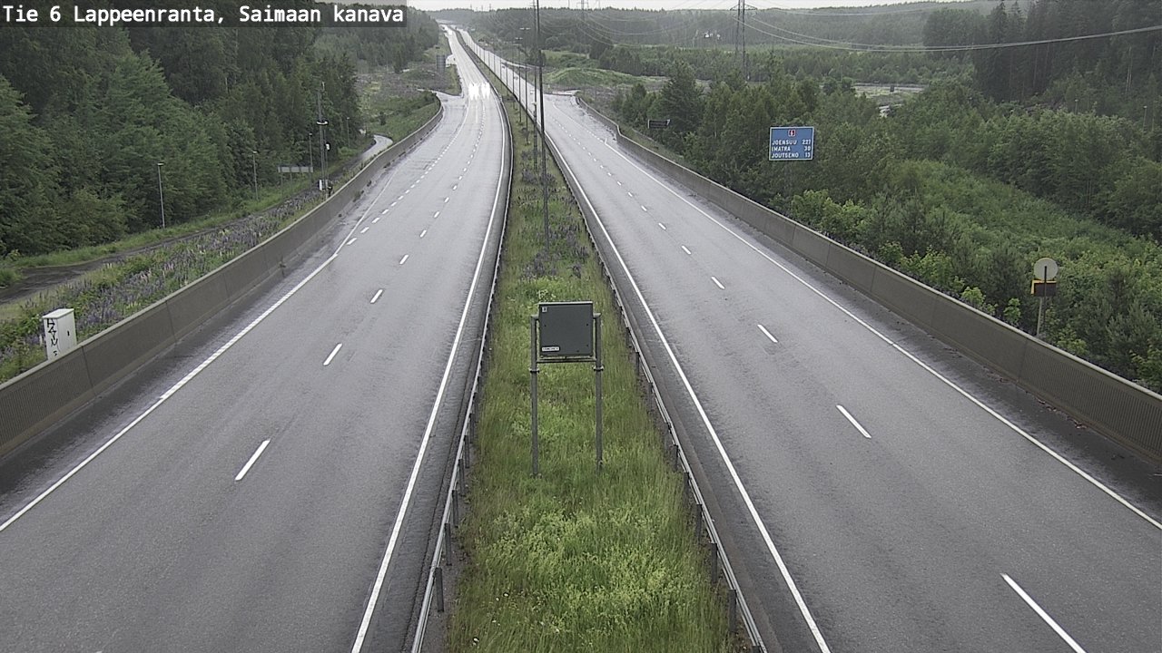 Kelikamerat Kuva Tie 6 Lappeenranta, Saimaan kanava, Lappeenranta, Etelä-Karjala
