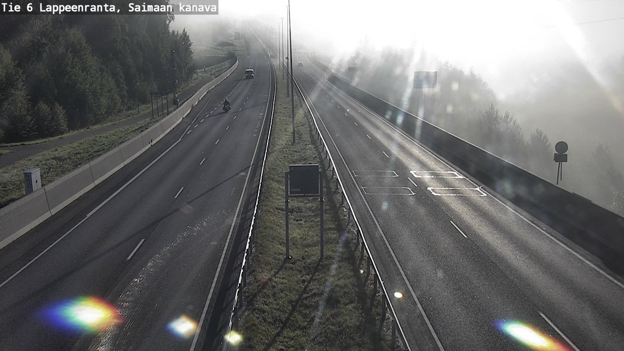 Weather Camera Image Road 6 Lappeenranta, Saimaa channel, Lappeenranta, Etelä-Karjala
