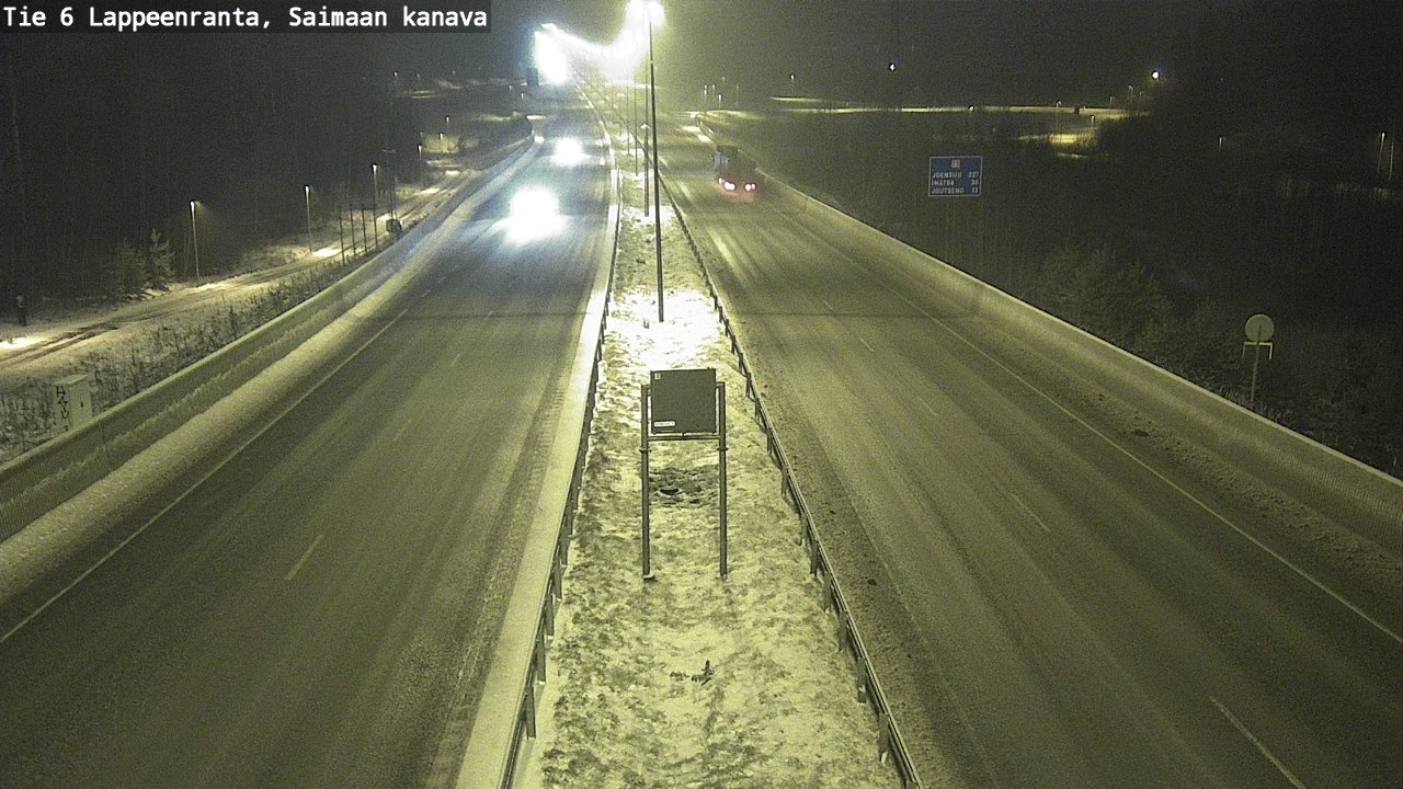 Weather Camera Image Road 6 Lappeenranta, Saimaa channel, Lappeenranta, Etelä-Karjala