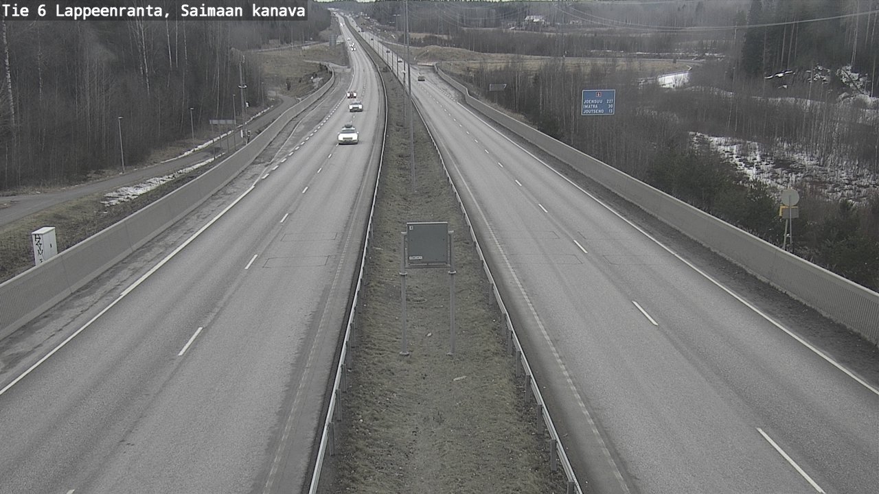 Kelikamerat Kuva Tie 6 Lappeenranta, Saimaan kanava, Lappeenranta, Etelä-Karjala