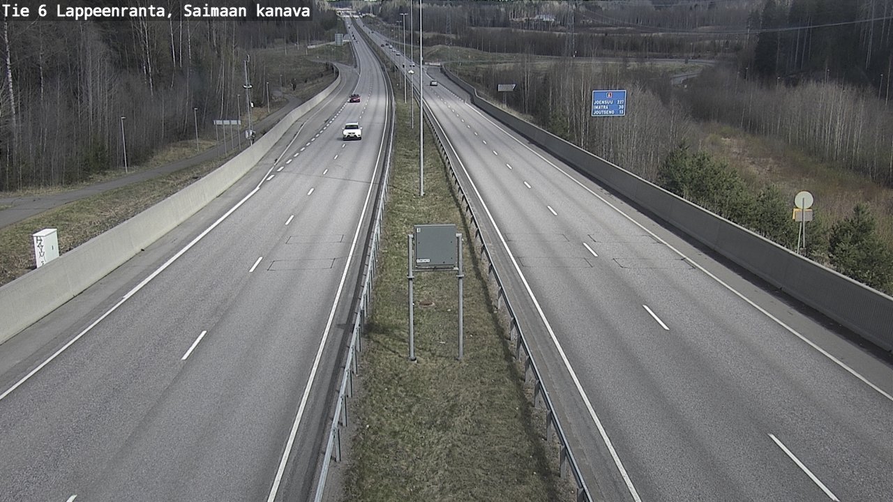 Weather Camera Image Road 6 Lappeenranta, Saimaa channel, Lappeenranta, Etelä-Karjala