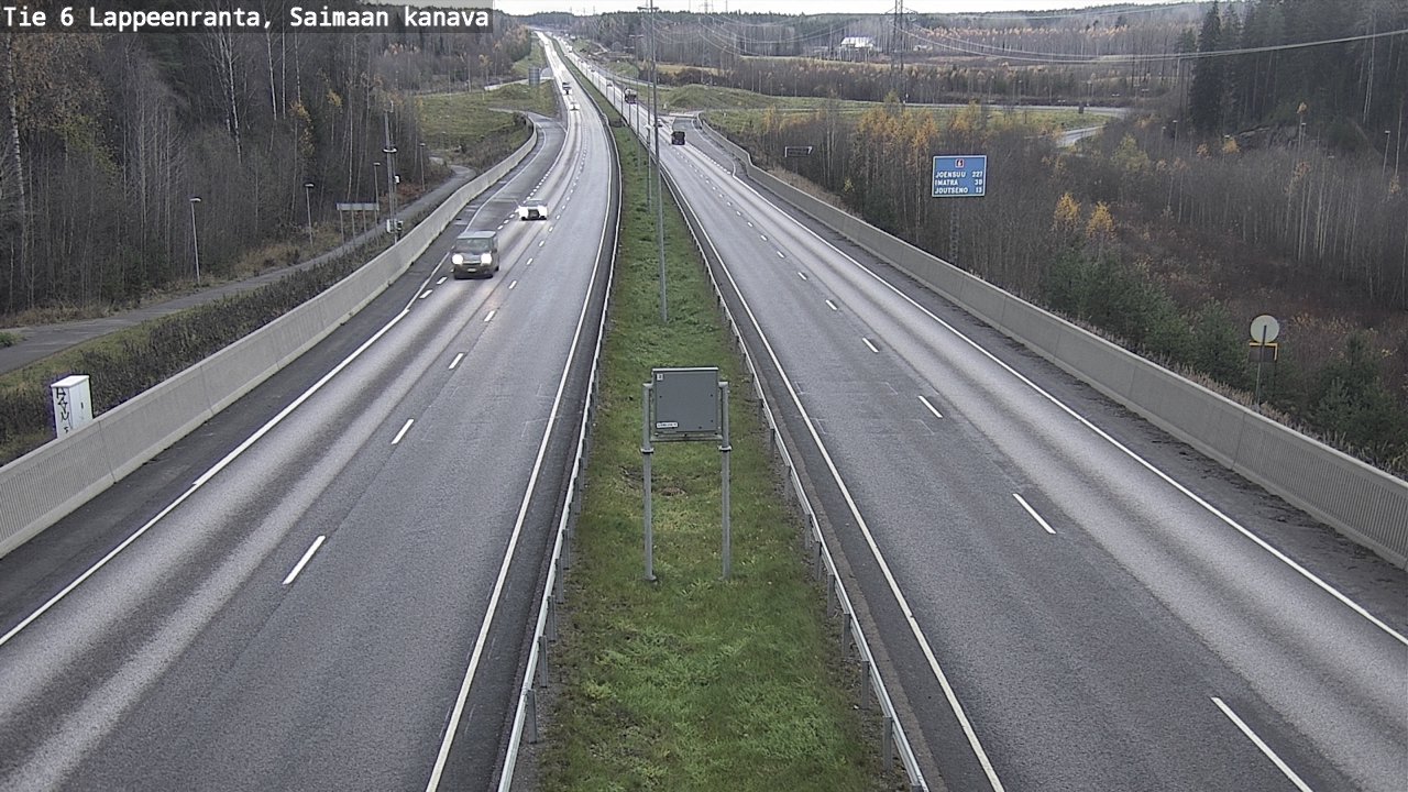 Kelikamerat Kuva Tie 6 Lappeenranta, Saimaan kanava, Lappeenranta, Etelä-Karjala