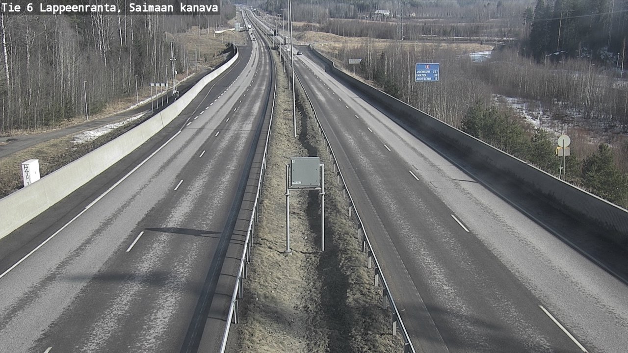 Kelikamerat Kuva Tie 6 Lappeenranta, Saimaan kanava, Lappeenranta, Etelä-Karjala