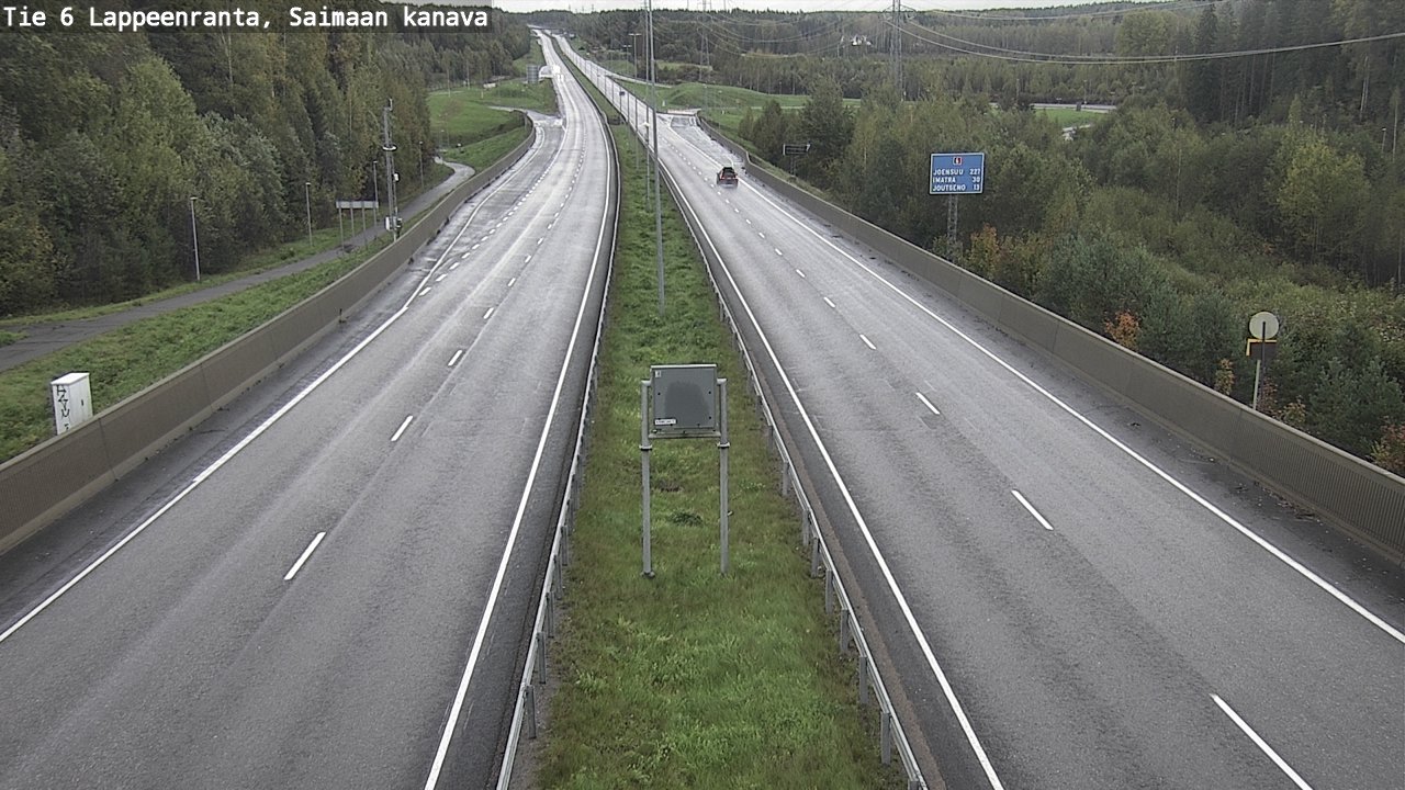 Kelikamerat Kuva Tie 6 Lappeenranta, Saimaan kanava, Lappeenranta, Etelä-Karjala
