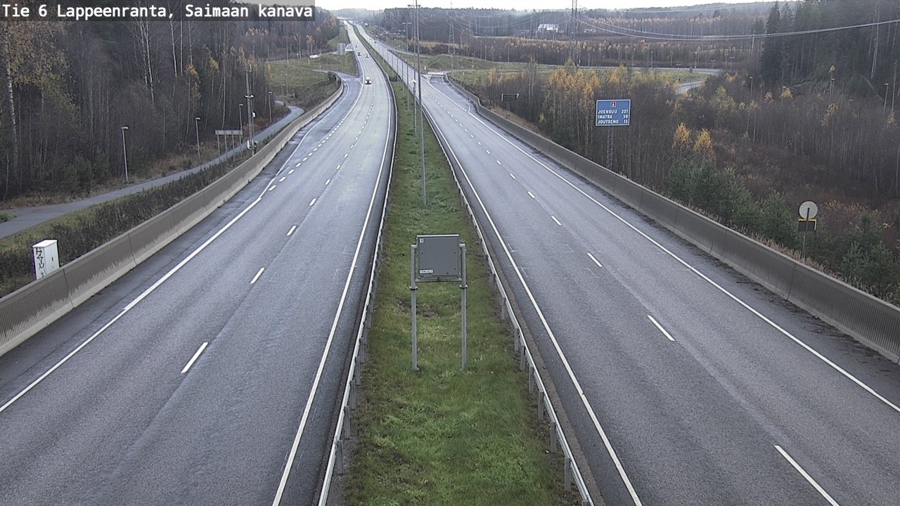 Kelikamerat Kuva Tie 6 Lappeenranta, Saimaan kanava, Lappeenranta, Etelä-Karjala