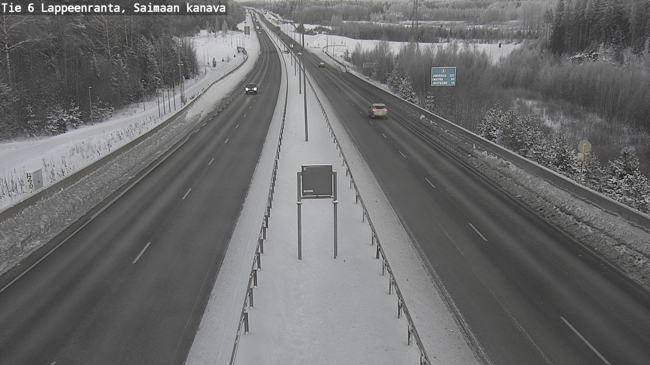 Kelikamerat Kuva Tie 6 Lappeenranta, Saimaan kanava, Lappeenranta, Etelä-Karjala