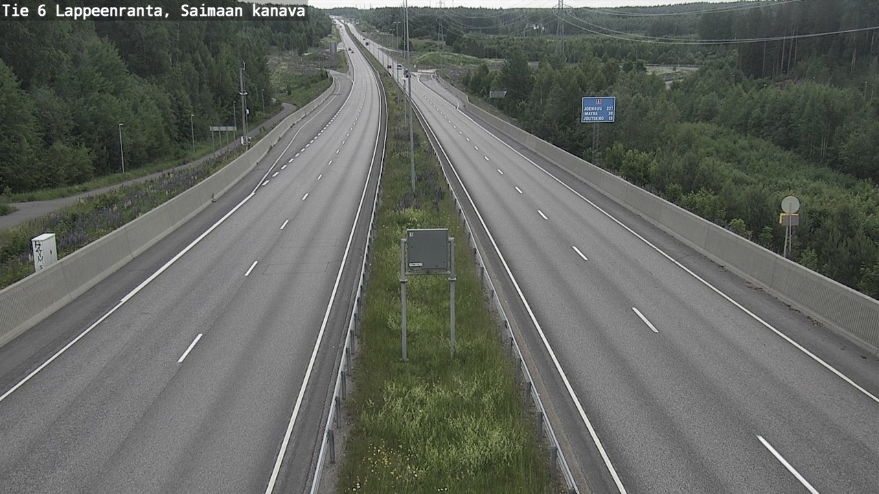Kelikamerat Kuva Tie 6 Lappeenranta, Saimaan kanava, Lappeenranta, Etelä-Karjala
