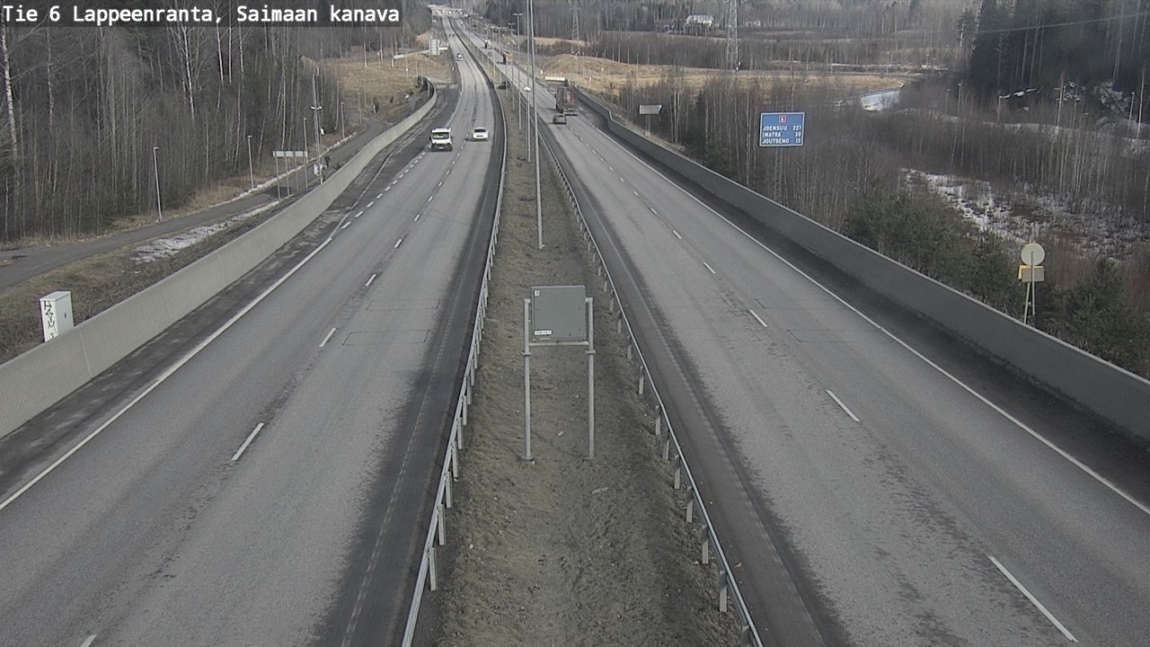 Kelikamerat Kuva Tie 6 Lappeenranta, Saimaan kanava, Lappeenranta, Etelä-Karjala