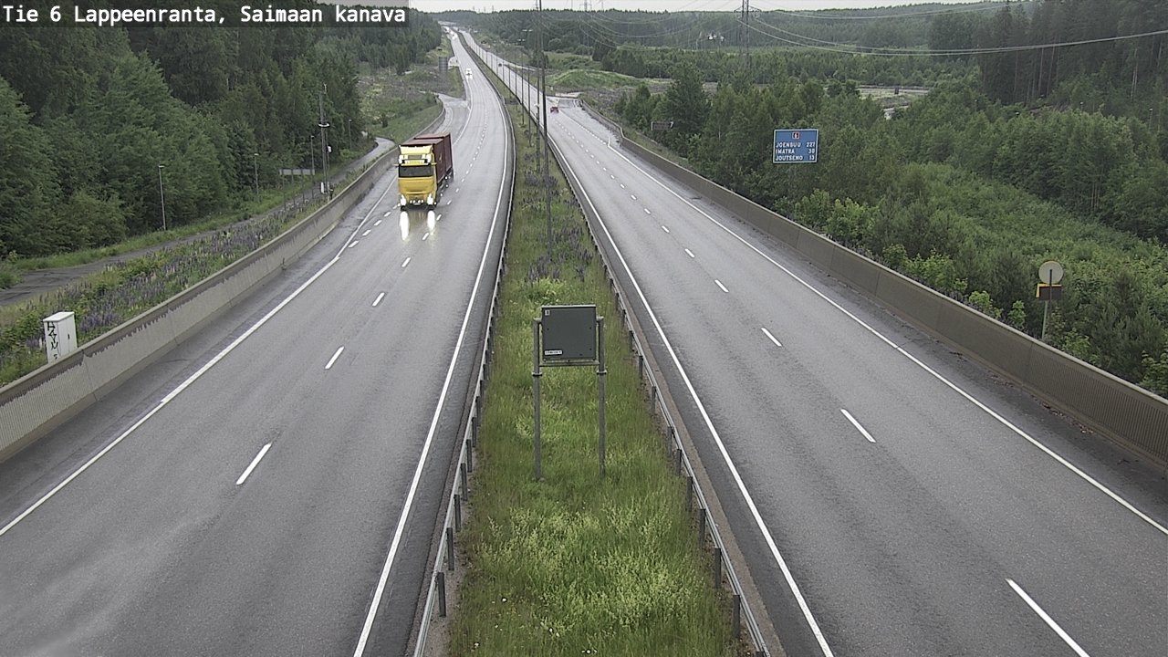 Kelikamerat Kuva Tie 6 Lappeenranta, Saimaan kanava, Lappeenranta, Etelä-Karjala