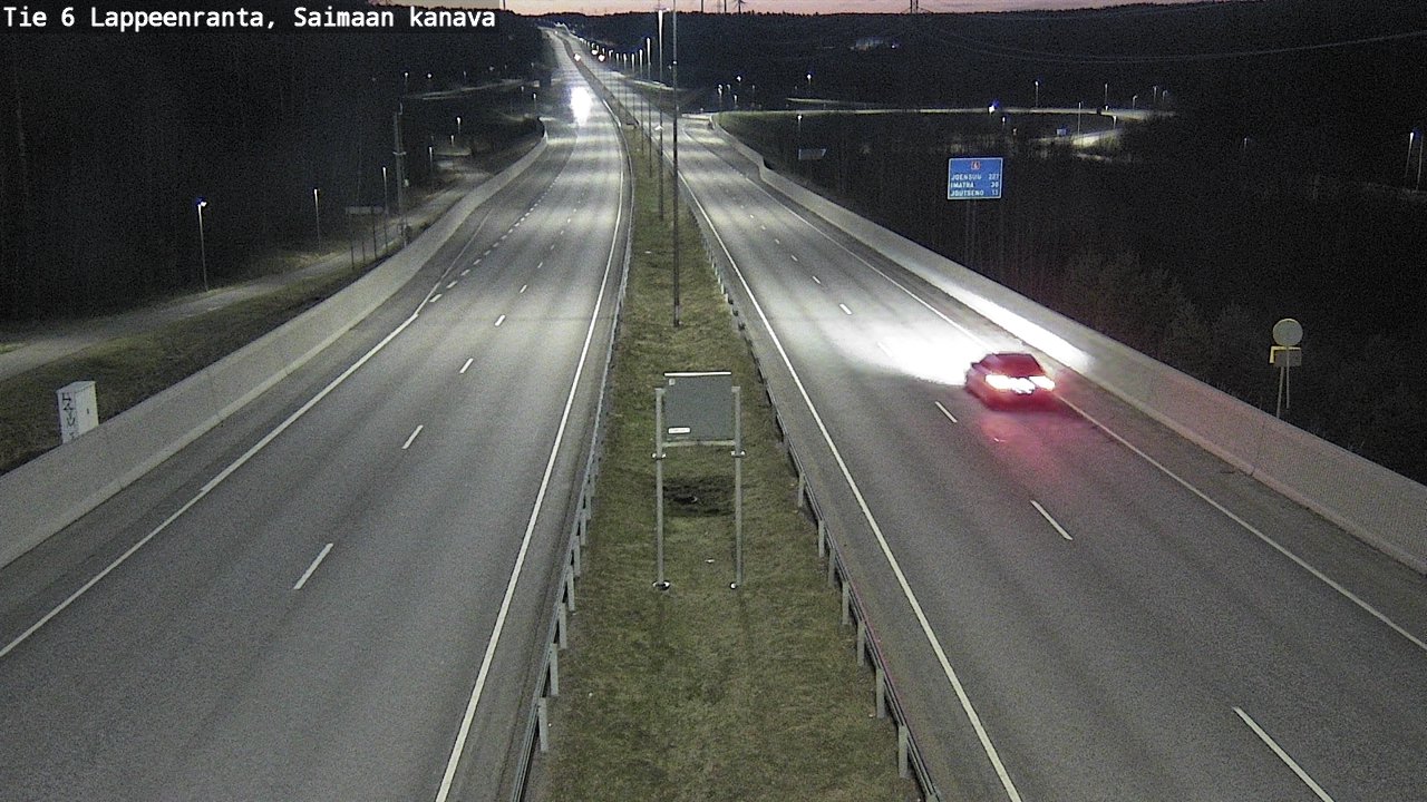 Weather Camera Image Road 6 Lappeenranta, Saimaa channel, Lappeenranta, Etelä-Karjala