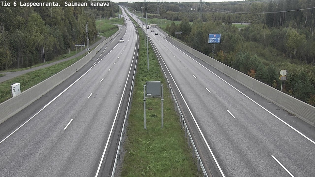 Kelikamerat Kuva Tie 6 Lappeenranta, Saimaan kanava, Lappeenranta, Etelä-Karjala