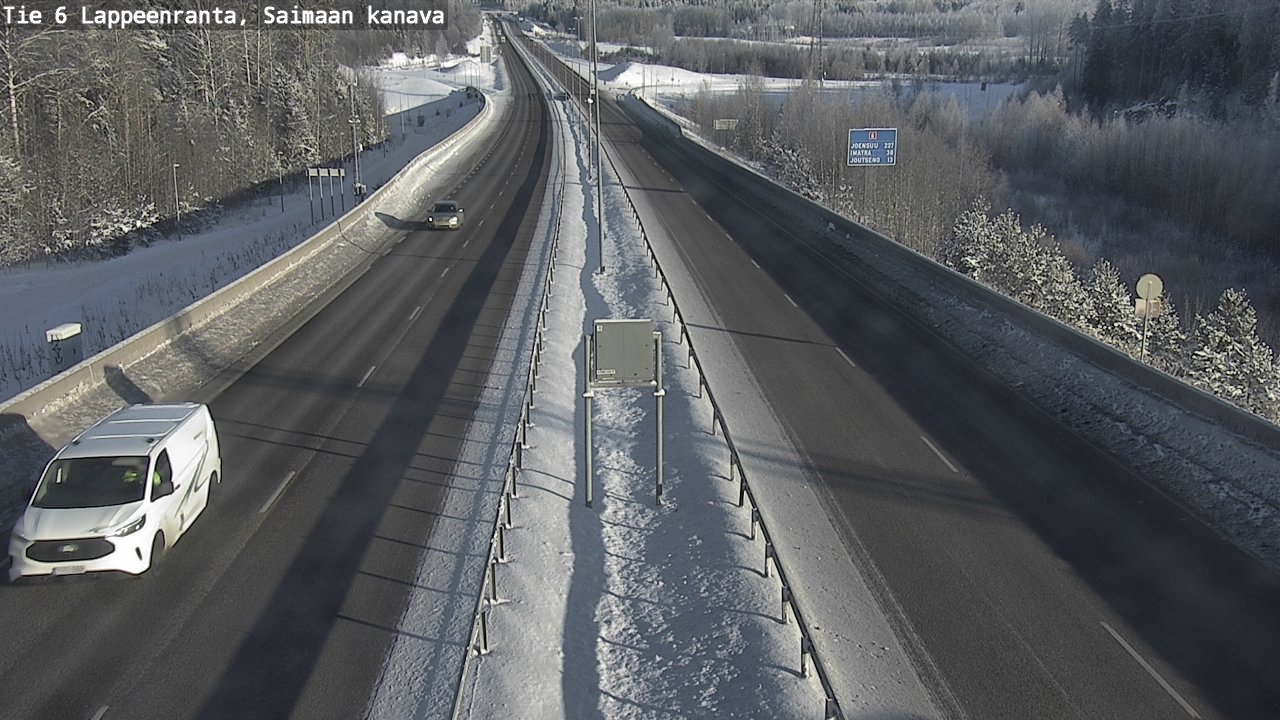 Weather Camera Image Road 6 Lappeenranta, Saimaa channel, Lappeenranta, Etelä-Karjala
