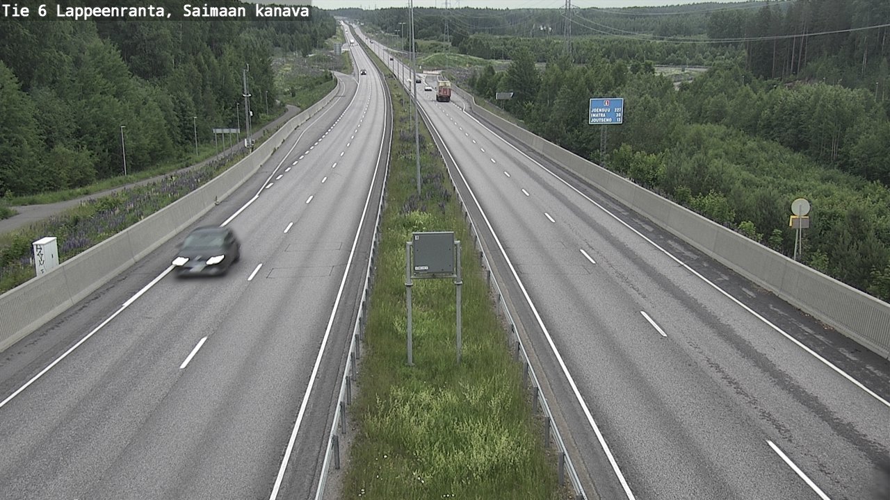 Kelikamerat Kuva Tie 6 Lappeenranta, Saimaan kanava, Lappeenranta, Etelä-Karjala