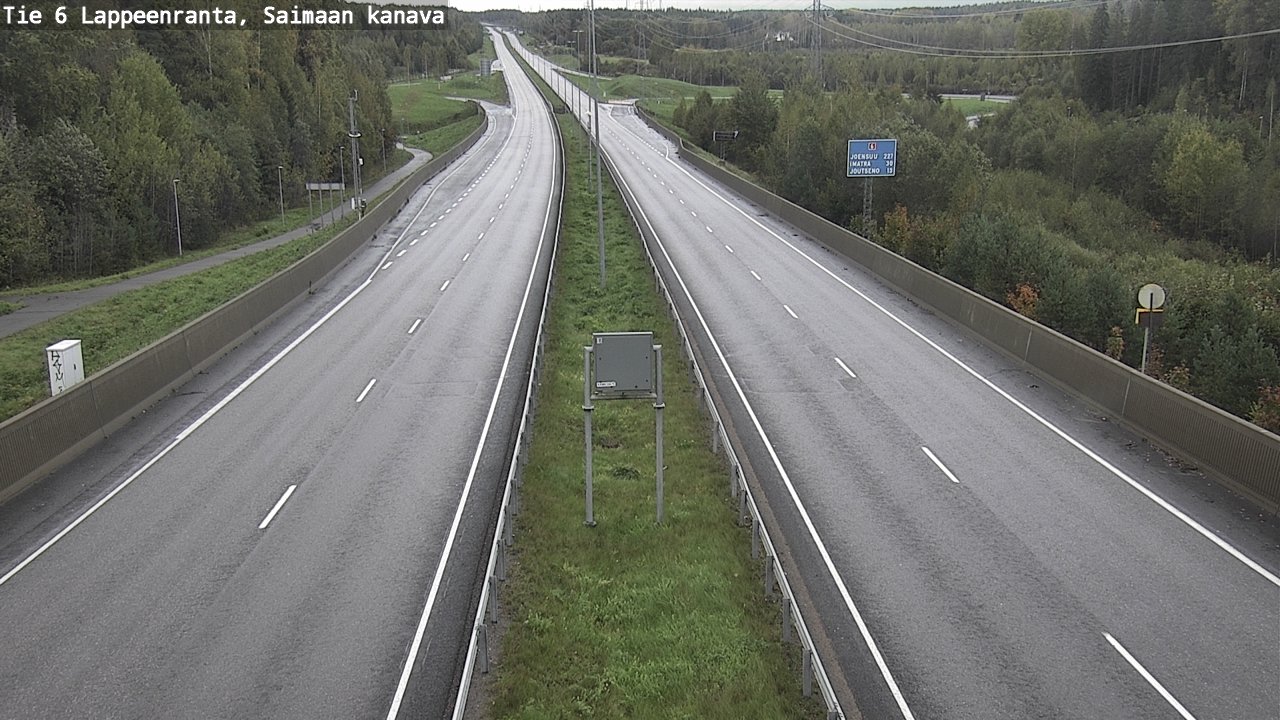 Kelikamerat Kuva Tie 6 Lappeenranta, Saimaan kanava, Lappeenranta, Etelä-Karjala