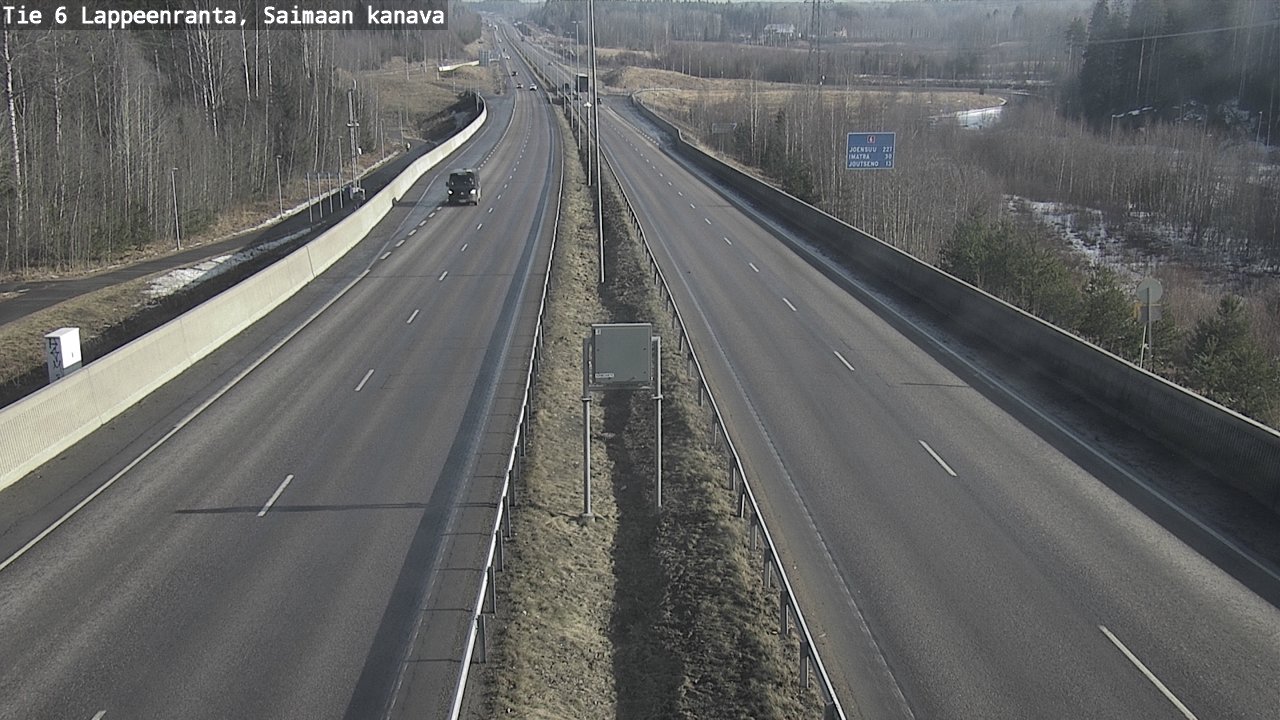 Kelikamerat Kuva Tie 6 Lappeenranta, Saimaan kanava, Lappeenranta, Etelä-Karjala