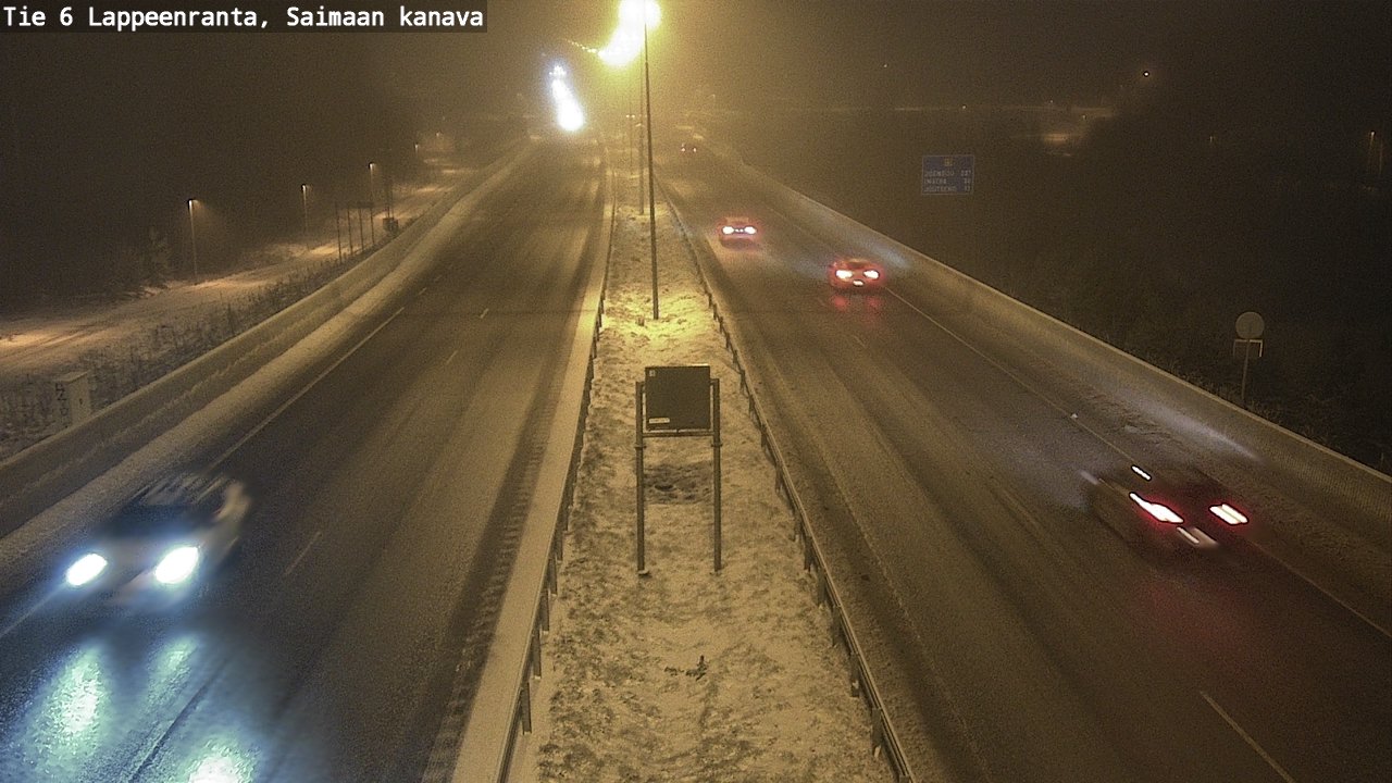 Weather Camera Image Road 6 Lappeenranta, Saimaa channel, Lappeenranta, Etelä-Karjala