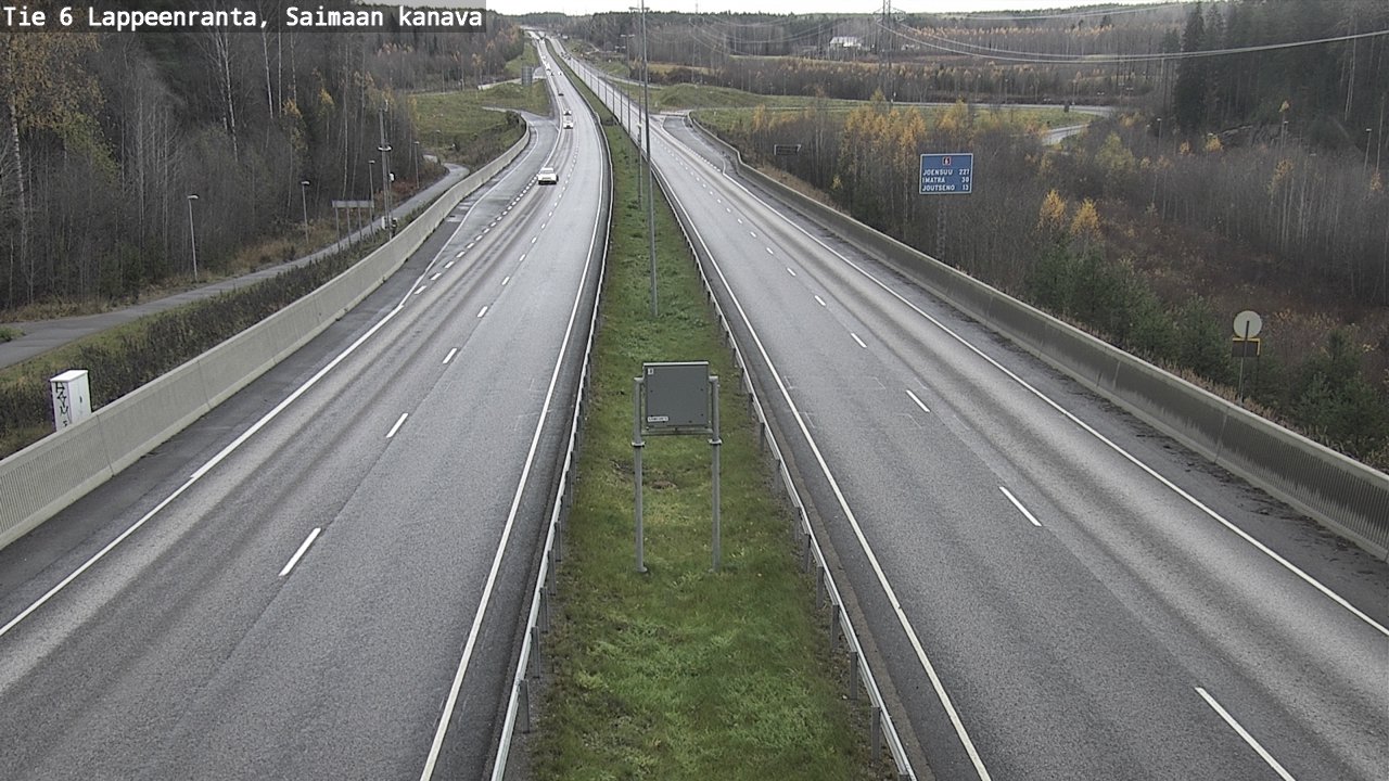 Kelikamerat Kuva Tie 6 Lappeenranta, Saimaan kanava, Lappeenranta, Etelä-Karjala