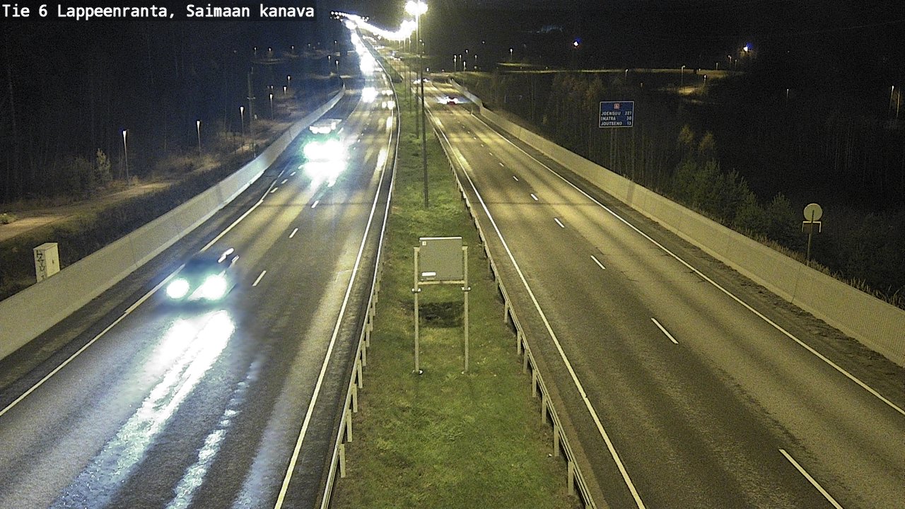 Weather Camera Image Väg 6 Villmanstrand,Saima kanal, Lappeenranta, Etelä-Karjala