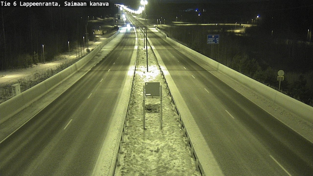 Kelikamerat Kuva Tie 6 Lappeenranta, Saimaan kanava, Lappeenranta, Etelä-Karjala