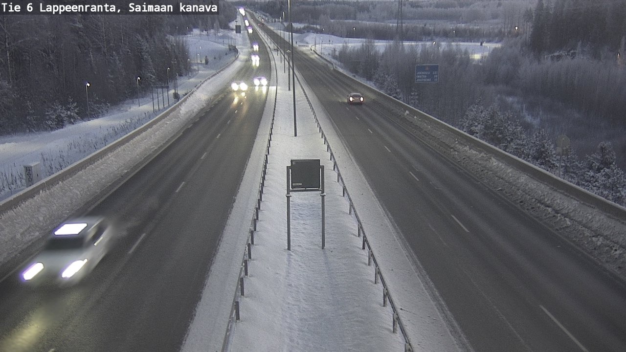 Kelikamerat Kuva Tie 6 Lappeenranta, Saimaan kanava, Lappeenranta, Etelä-Karjala