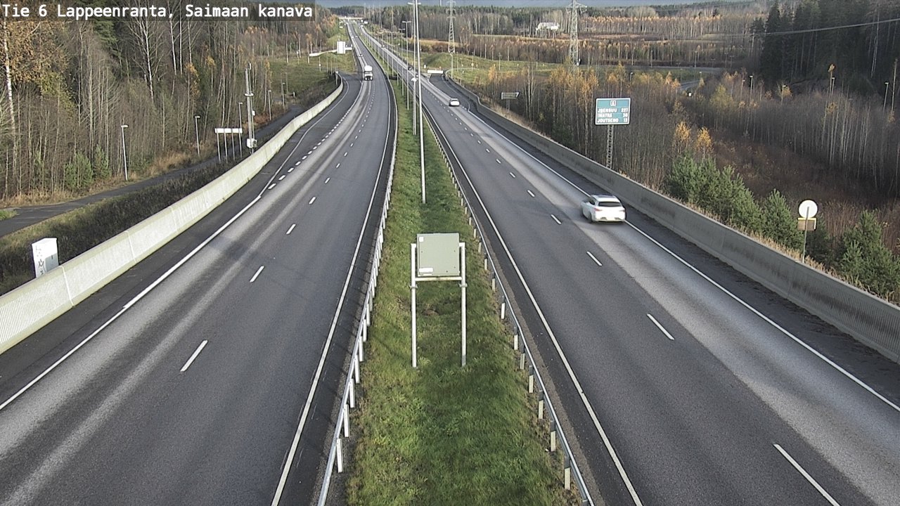 Kelikamerat Kuva Tie 6 Lappeenranta, Saimaan kanava, Lappeenranta, Etelä-Karjala