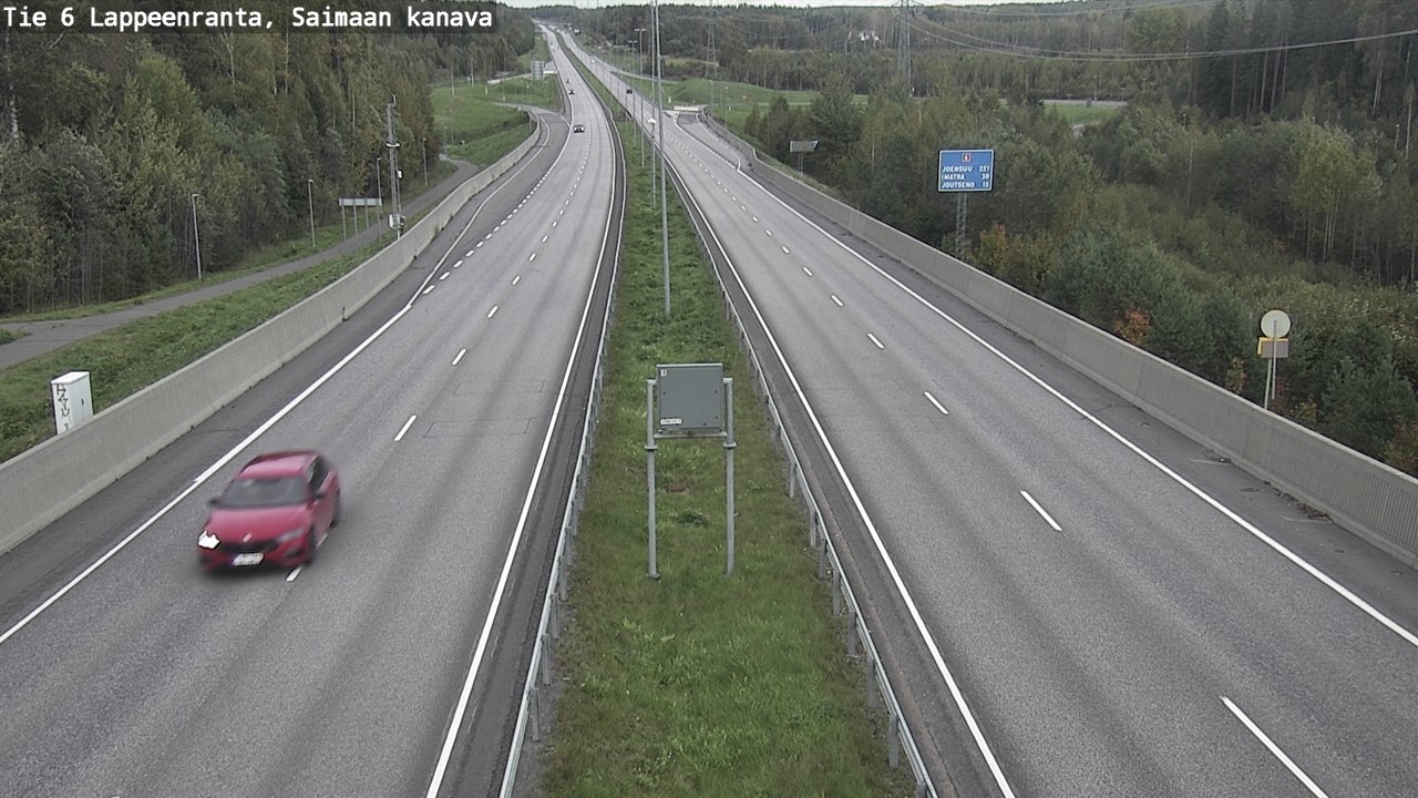 Kelikamerat Kuva Tie 6 Lappeenranta, Saimaan kanava, Lappeenranta, Etelä-Karjala