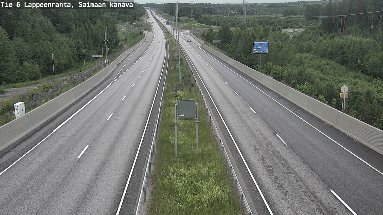 Kelikamerat Kuva Tie 6 Lappeenranta, Saimaan kanava, Lappeenranta, Etelä-Karjala