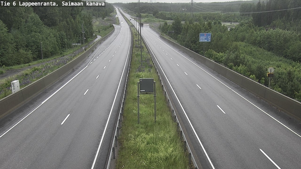 Kelikamerat Kuva Tie 6 Lappeenranta, Saimaan kanava, Lappeenranta, Etelä-Karjala