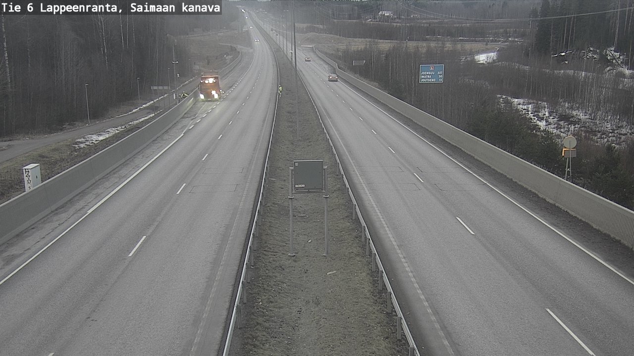 Kelikamerat Kuva Tie 6 Lappeenranta, Saimaan kanava, Lappeenranta, Etelä-Karjala