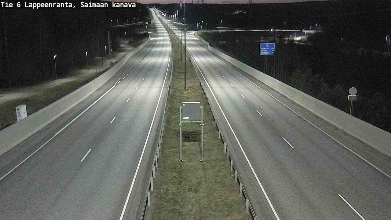 Weather Camera Image Road 6 Lappeenranta, Saimaa channel, Lappeenranta, Etelä-Karjala