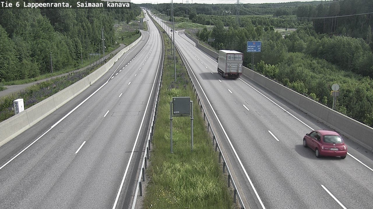 Kelikamerat Kuva Tie 6 Lappeenranta, Saimaan kanava, Lappeenranta, Etelä-Karjala