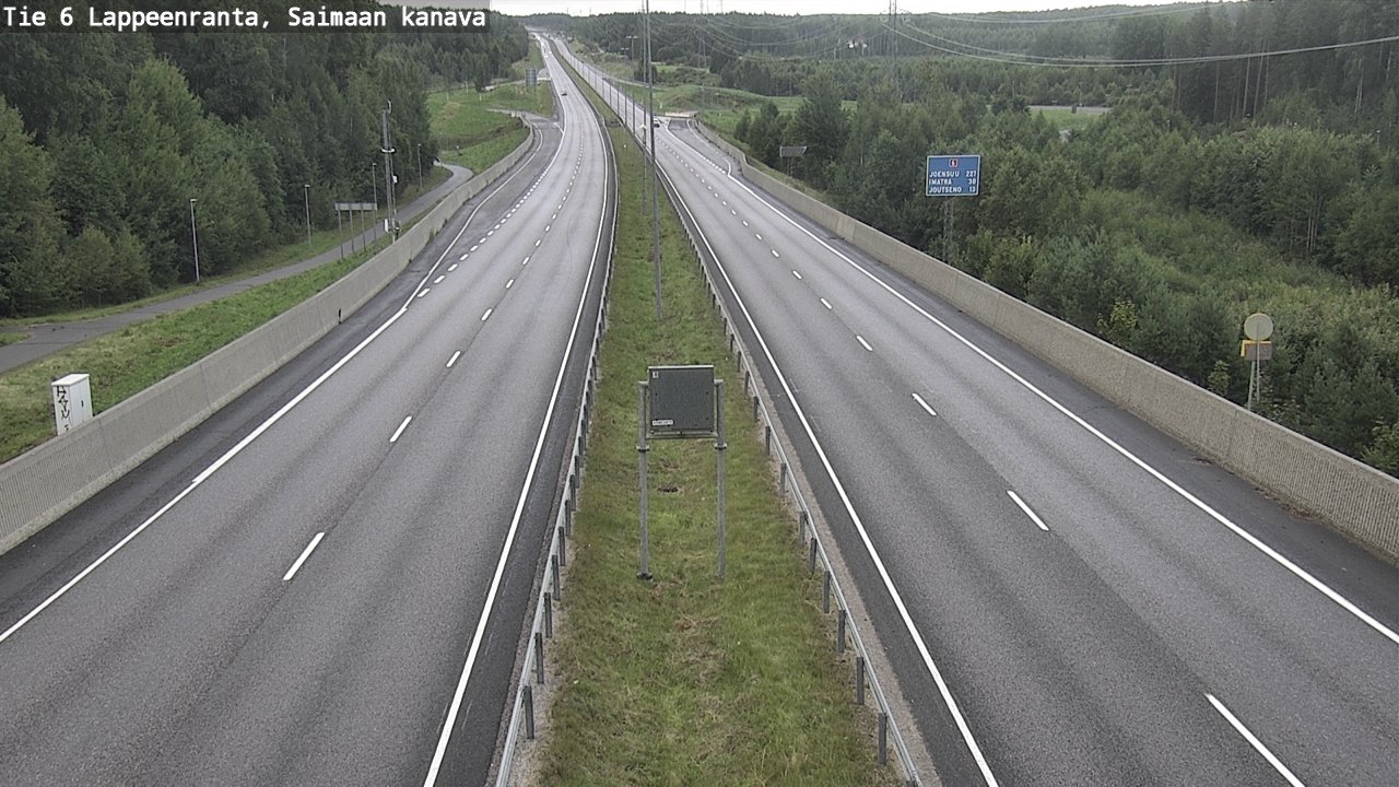 Kelikamerat Kuva Tie 6 Lappeenranta, Saimaan kanava, Lappeenranta, Etelä-Karjala