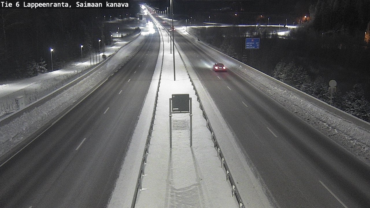 Weather Camera Image Road 6 Lappeenranta, Saimaa channel, Lappeenranta, Etelä-Karjala