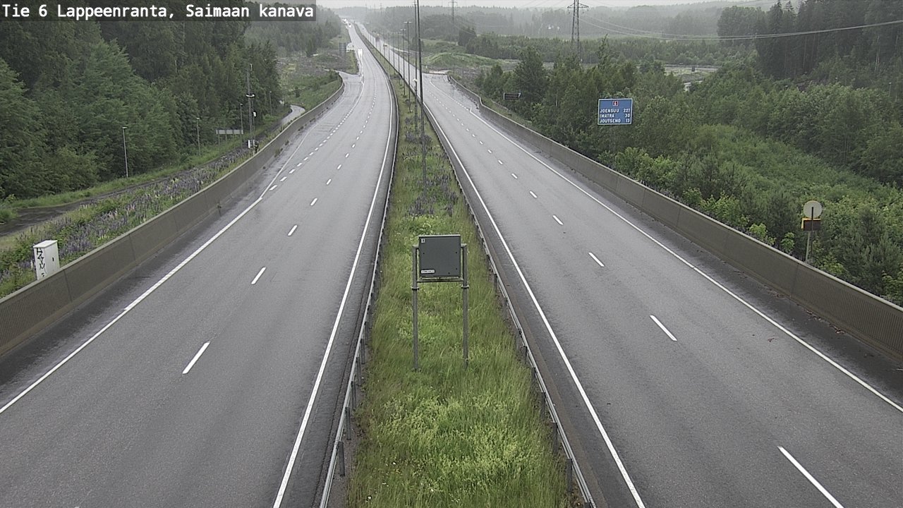 Kelikamerat Kuva Tie 6 Lappeenranta, Saimaan kanava, Lappeenranta, Etelä-Karjala