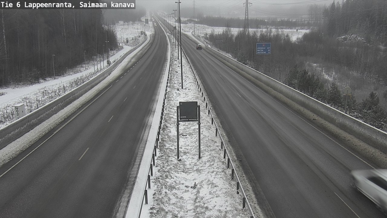 Weather Camera Image Road 6 Lappeenranta, Saimaa channel, Lappeenranta, Etelä-Karjala