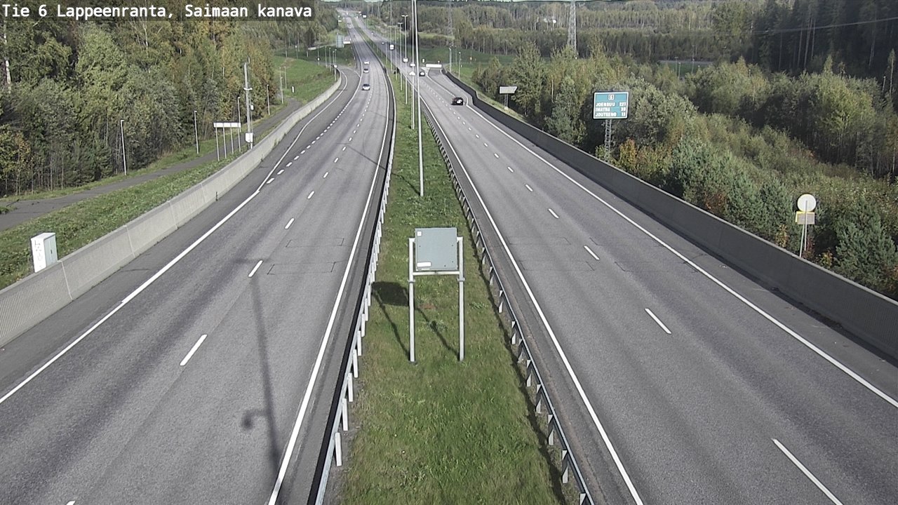 Kelikamerat Kuva Tie 6 Lappeenranta, Saimaan kanava, Lappeenranta, Etelä-Karjala