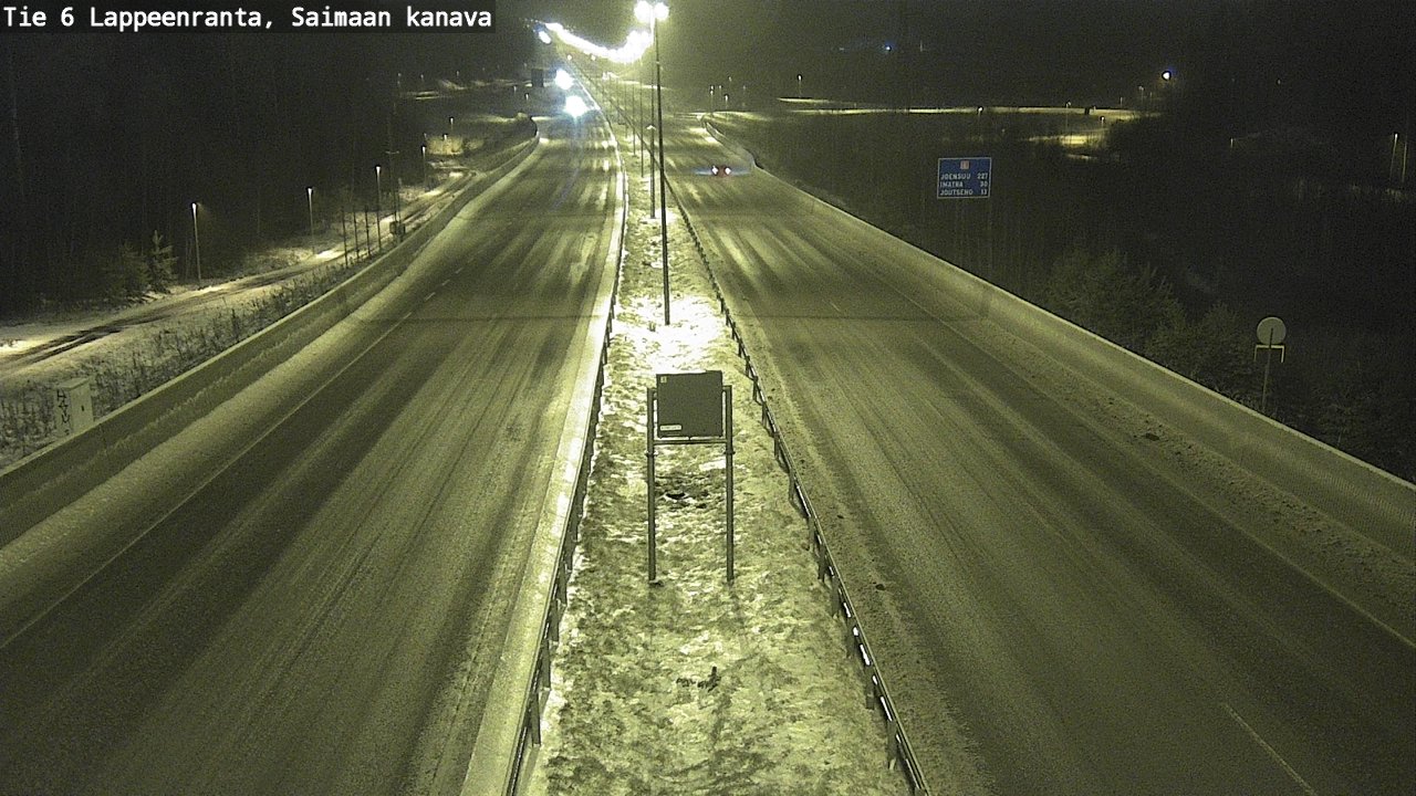 Weather Camera Image Road 6 Lappeenranta, Saimaa channel, Lappeenranta, Etelä-Karjala