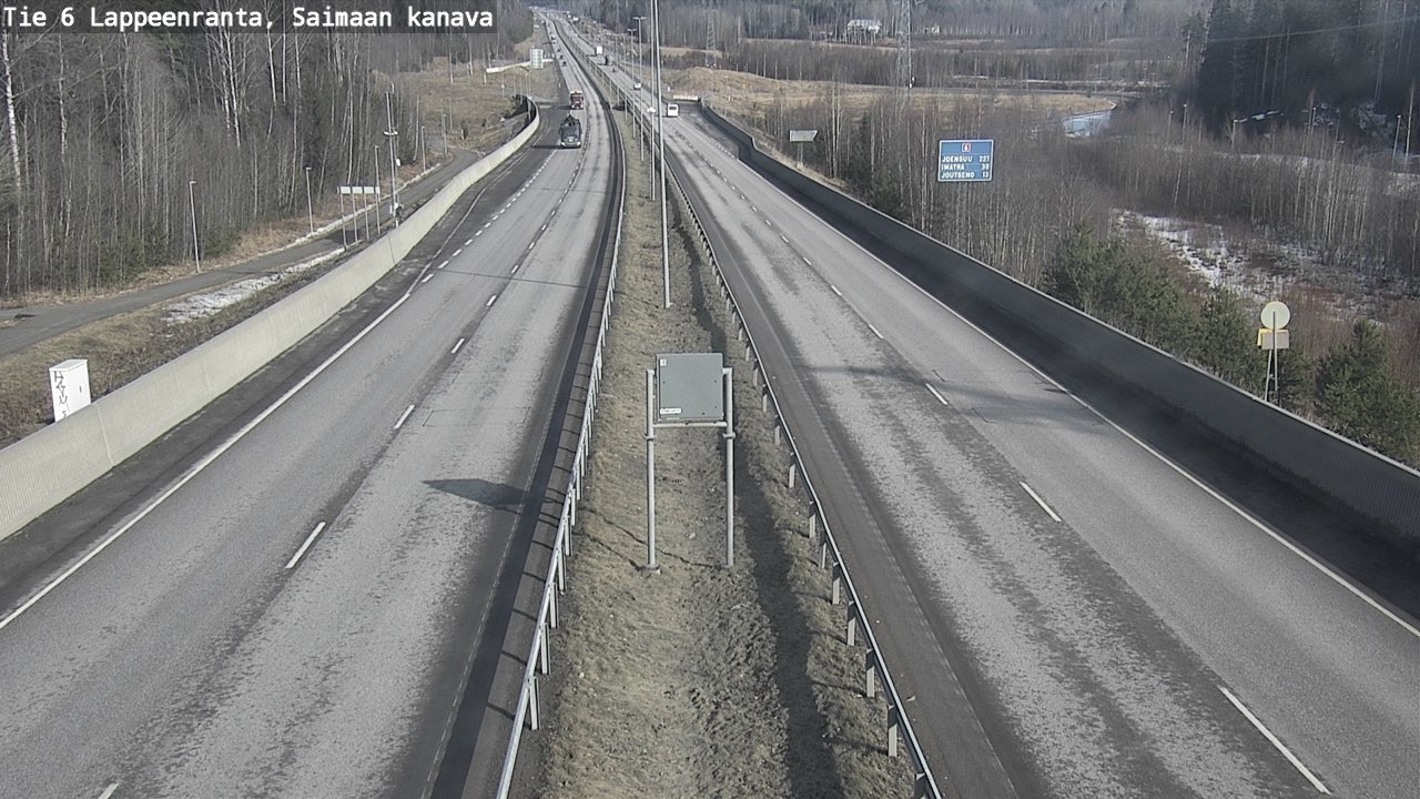 Kelikamerat Kuva Tie 6 Lappeenranta, Saimaan kanava, Lappeenranta, Etelä-Karjala