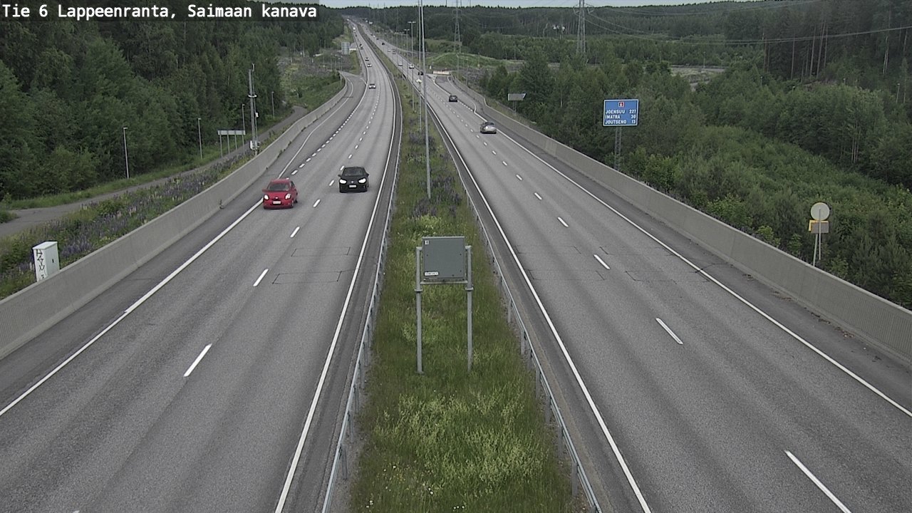 Kelikamerat Kuva Tie 6 Lappeenranta, Saimaan kanava, Lappeenranta, Etelä-Karjala