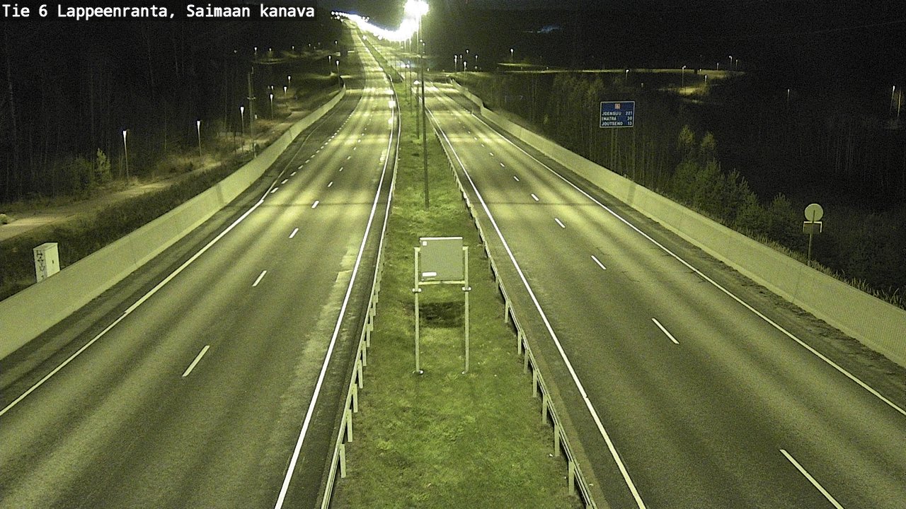 Weather Camera Image Road 6 Lappeenranta, Saimaa channel, Lappeenranta, Etelä-Karjala