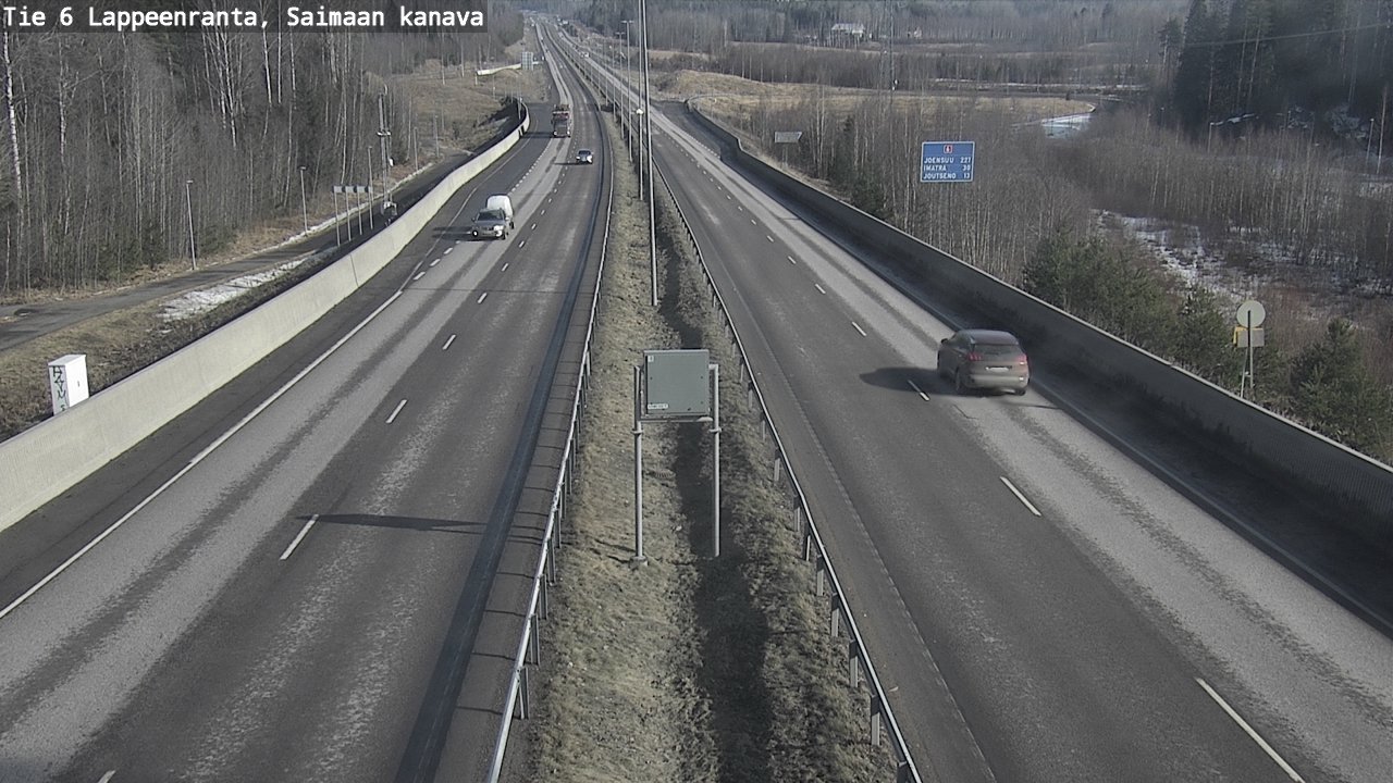 Kelikamerat Kuva Tie 6 Lappeenranta, Saimaan kanava, Lappeenranta, Etelä-Karjala