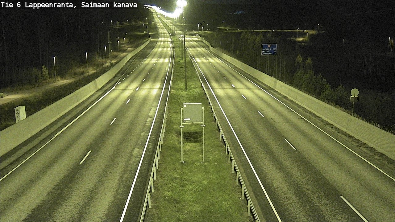 Weather Camera Image Road 6 Lappeenranta, Saimaa channel, Lappeenranta, Etelä-Karjala