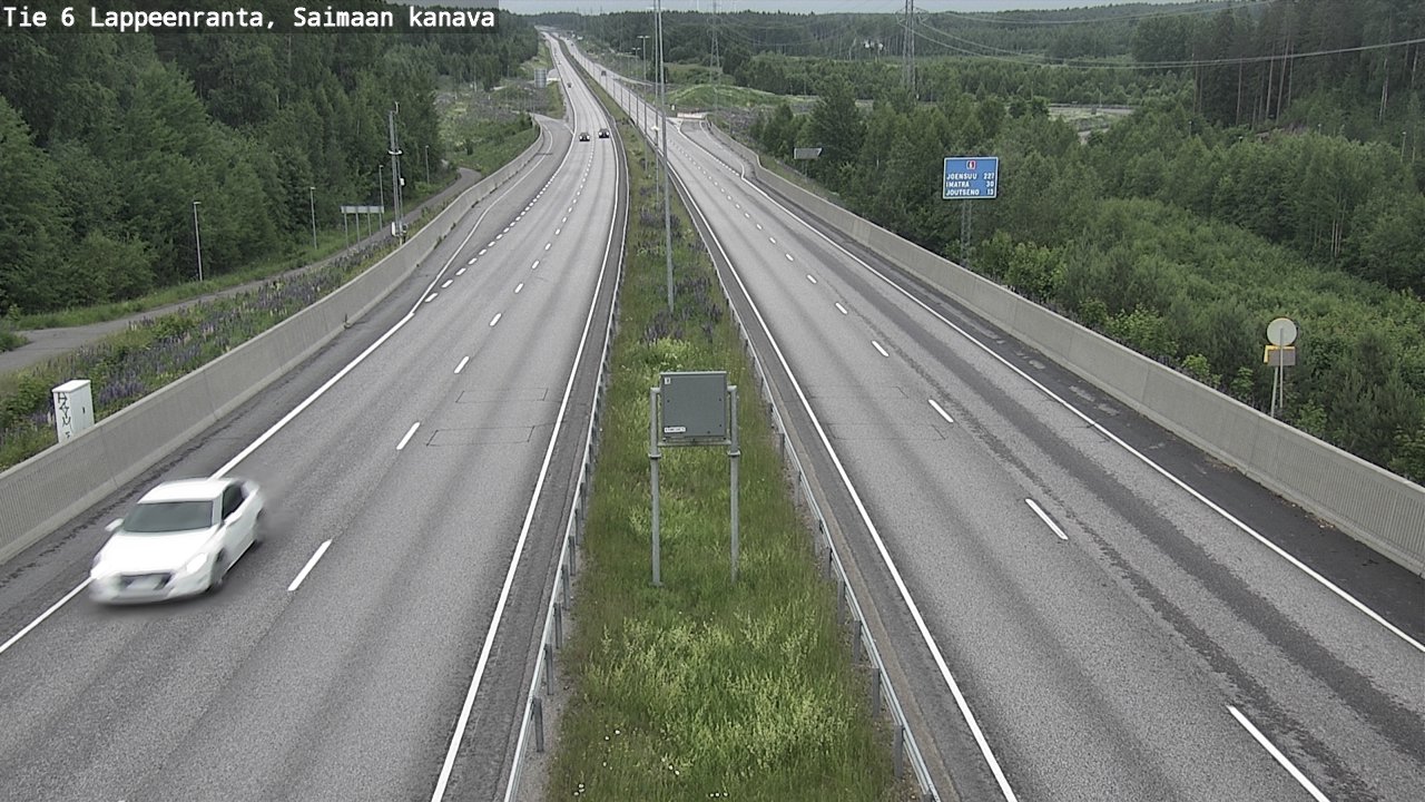 Kelikamerat Kuva Tie 6 Lappeenranta, Saimaan kanava, Lappeenranta, Etelä-Karjala