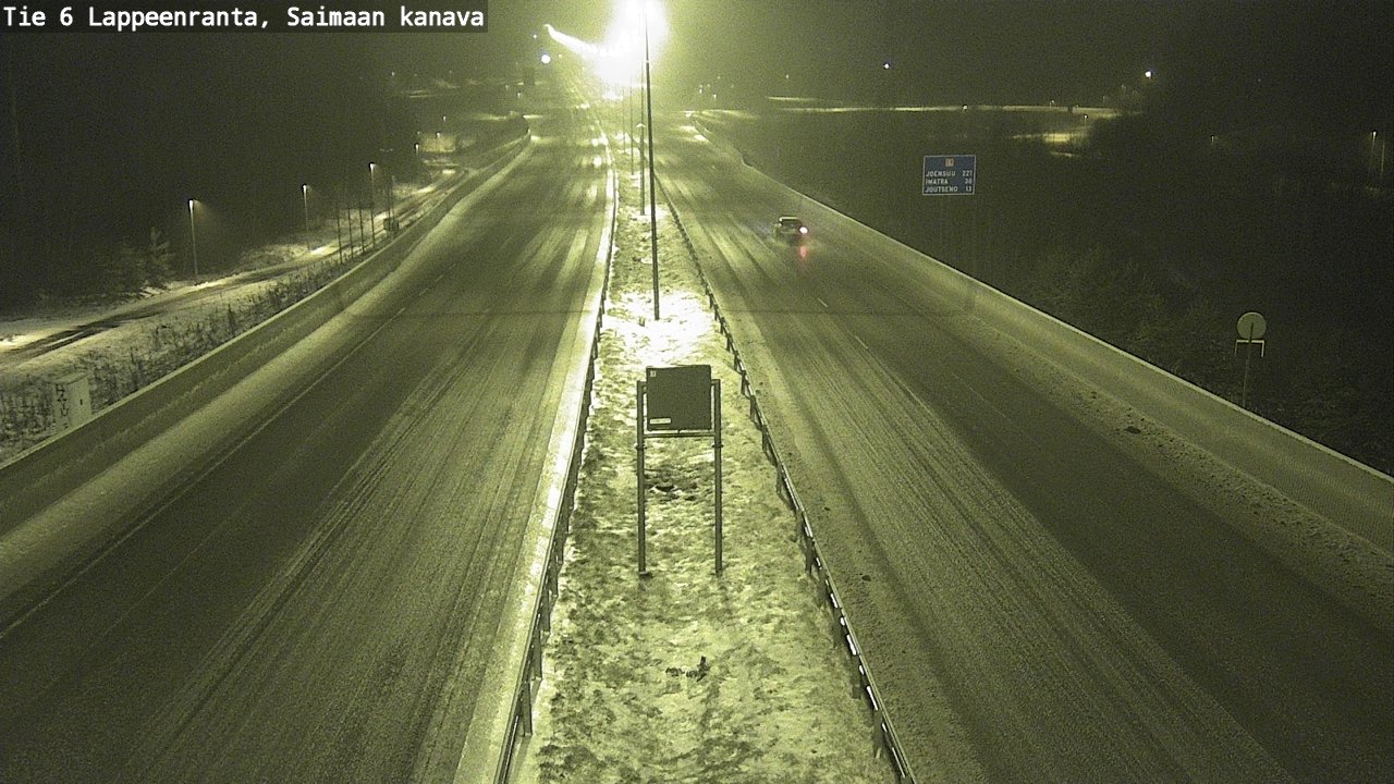 Weather Camera Image Road 6 Lappeenranta, Saimaa channel, Lappeenranta, Etelä-Karjala