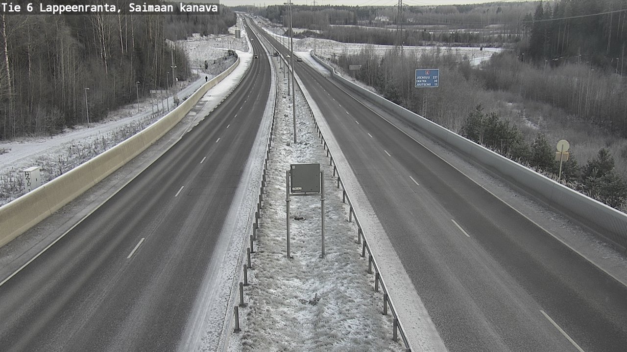 Kelikamerat Kuva Tie 6 Lappeenranta, Saimaan kanava, Lappeenranta, Etelä-Karjala